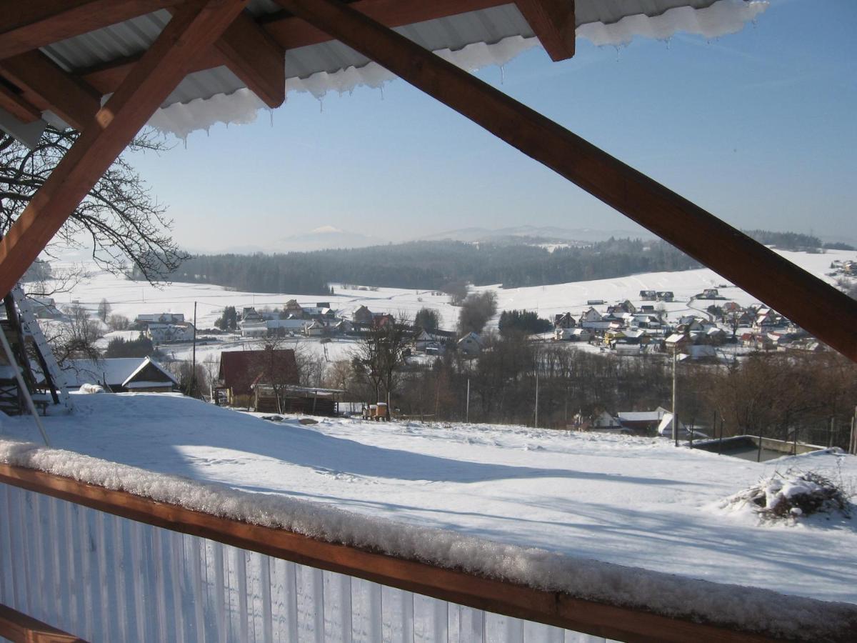 Gospodarstwo Agroturystyczne Handzlowka Villa Skawa ภายนอก รูปภาพ